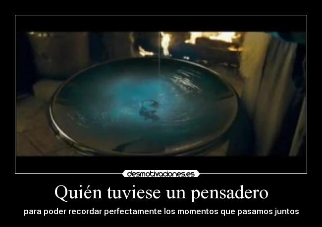 Quién tuviese un pensadero -