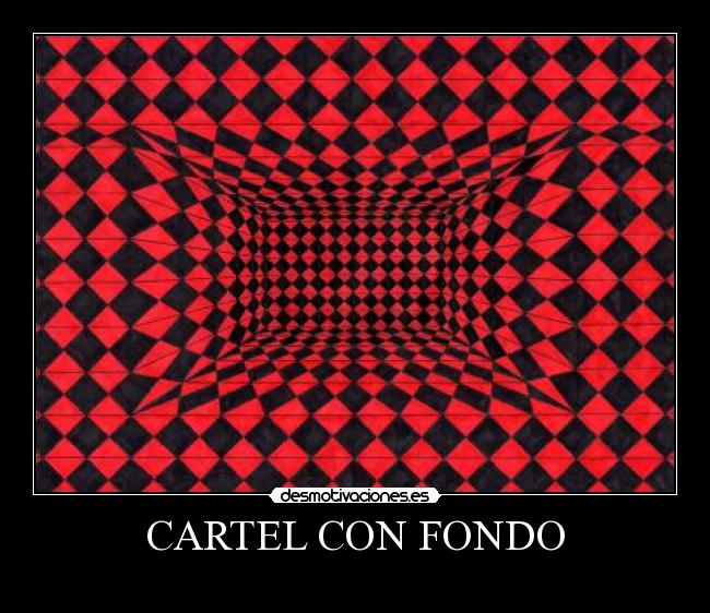 CARTEL CON FONDO - 