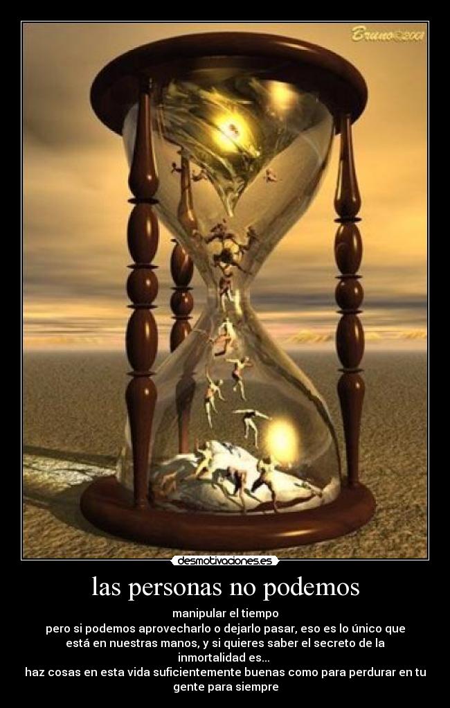 las personas no podemos -