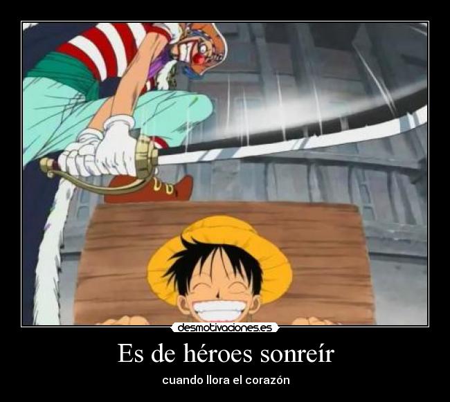 carteles luffy buggy ejecucion fallida desmotivaciones