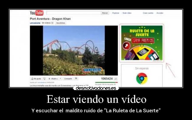 Estar viendo un vídeo -