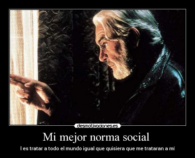 Mi mejor norma social -