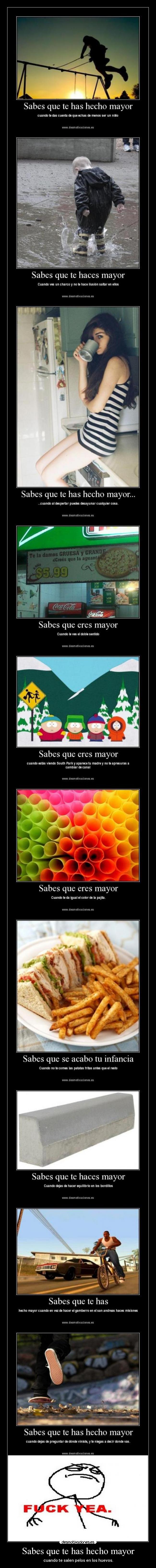 carteles rubenettavernes fuck yeah sabes que has hecho mayor tonto quien lea desmotivaciones