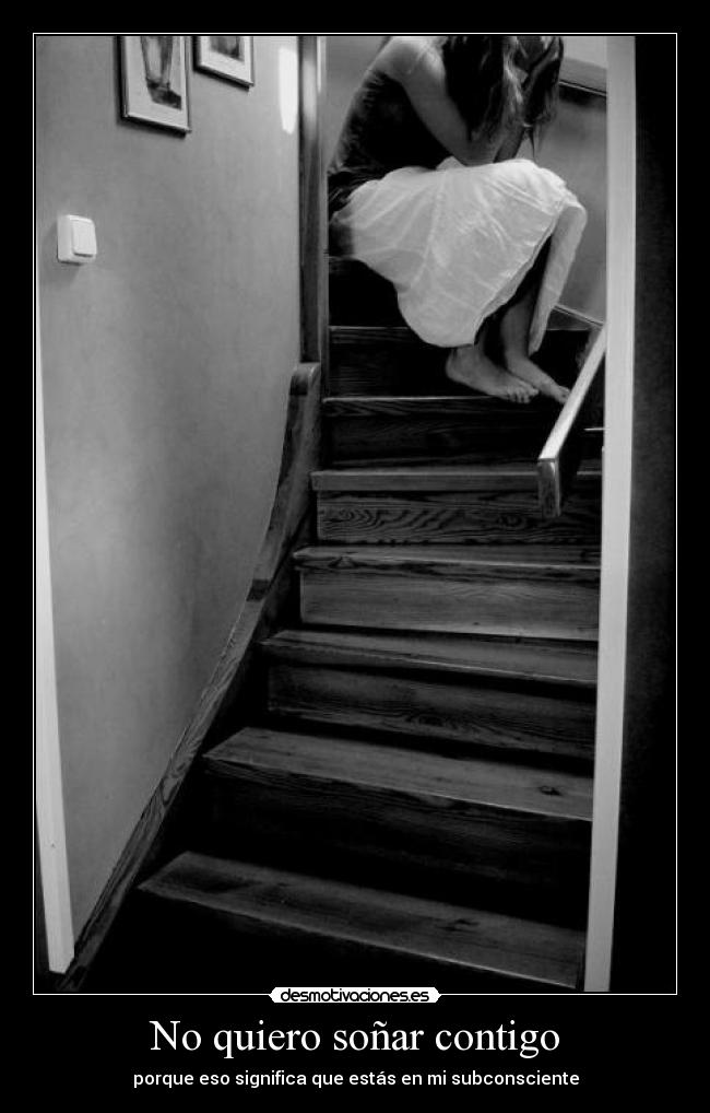 No quiero soñar contigo -