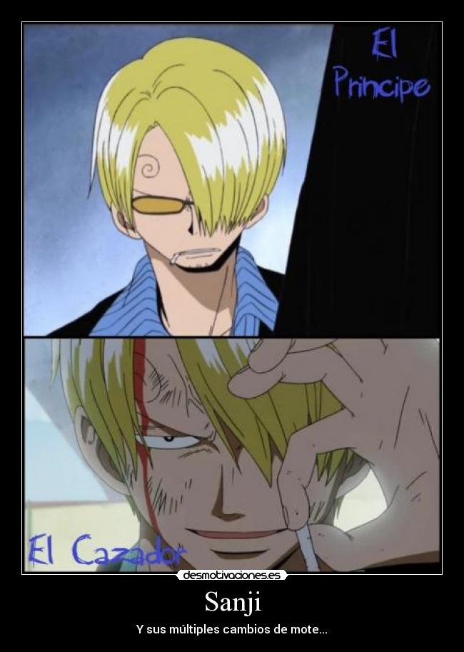 carteles sanji desmotivaciones