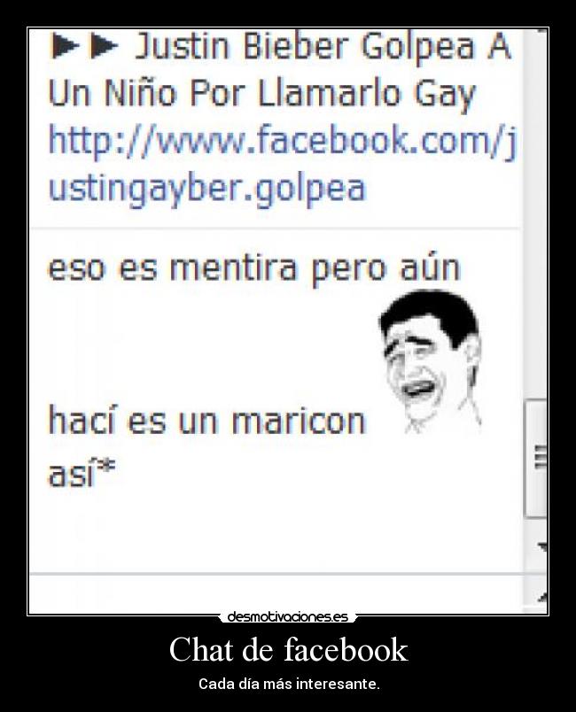 Chat de facebook - Cada día más interesante.