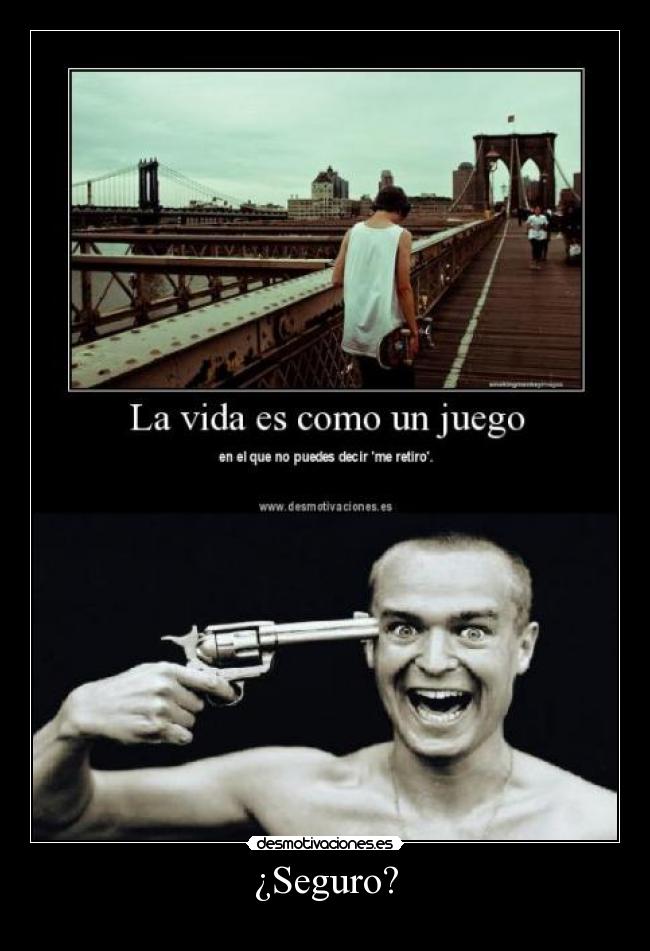 ¿Seguro? - 
