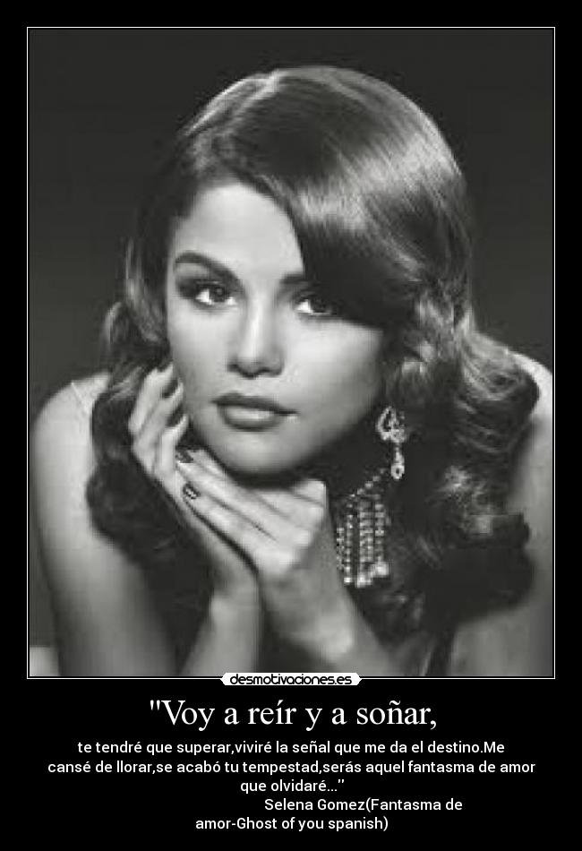 carteles selena gomezfantasma amorghost youspanish versionsinglemusicwhen the sun goes down desmotivaciones