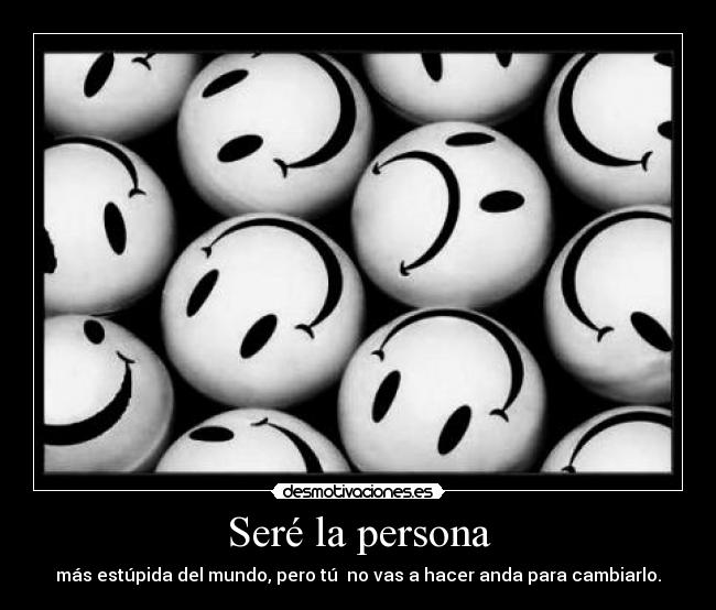 Seré la persona - 