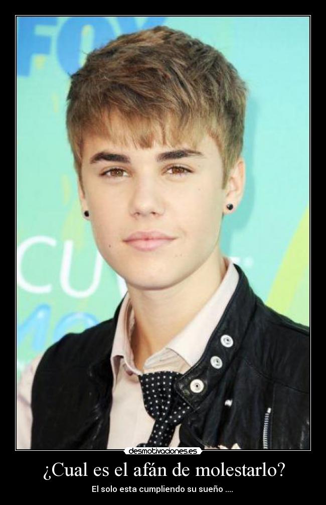 ¿Cual es el afán de molestarlo? -