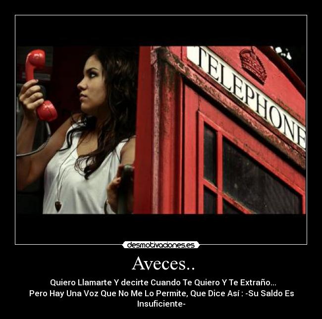 carteles llamada amor saldo insuficiente desmotivaciones