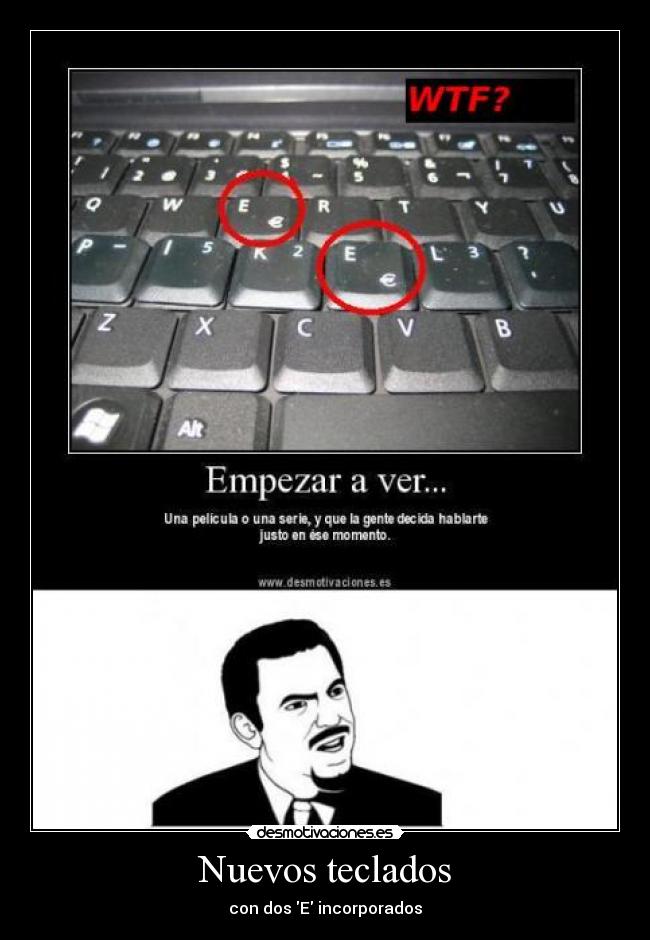 Nuevos teclados - con dos E incorporados