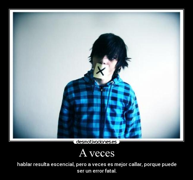 A veces -