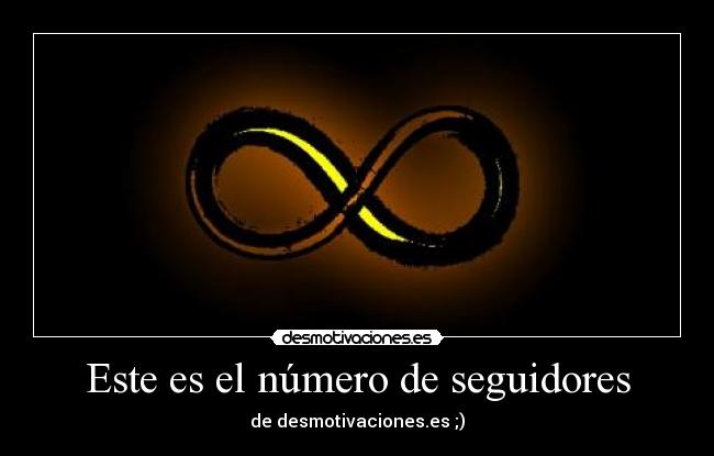 Este es el número de seguidores -