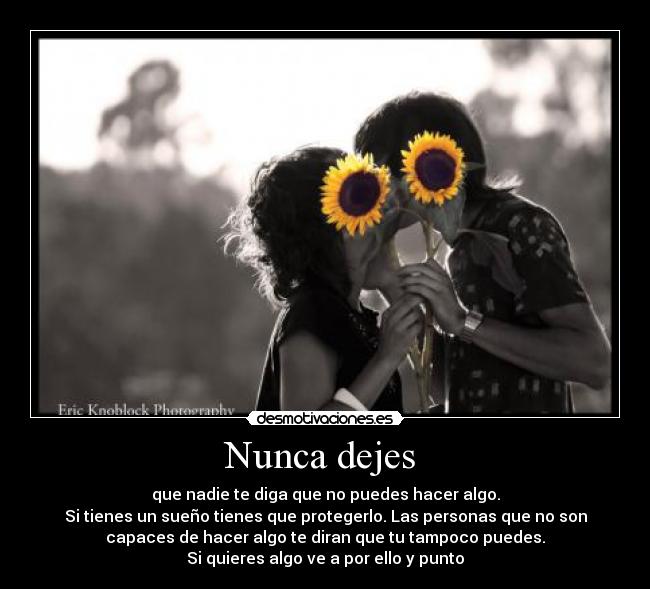 Nunca dejes  - 
