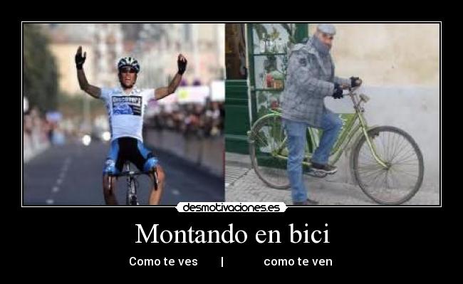 Montando en bici - 
