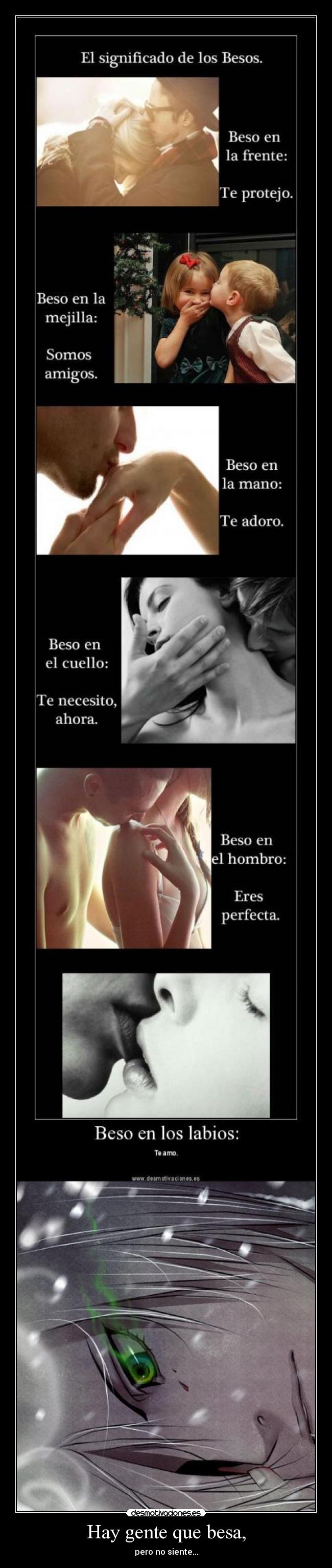 Hay gente que besa, - 