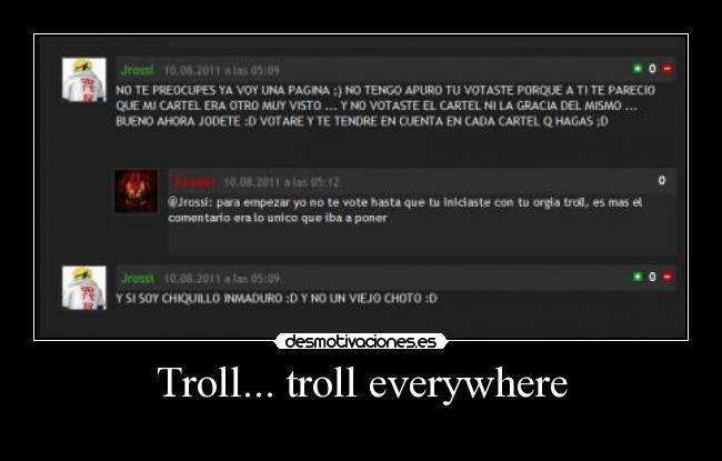 carteles troll jrossi desmotivaciones