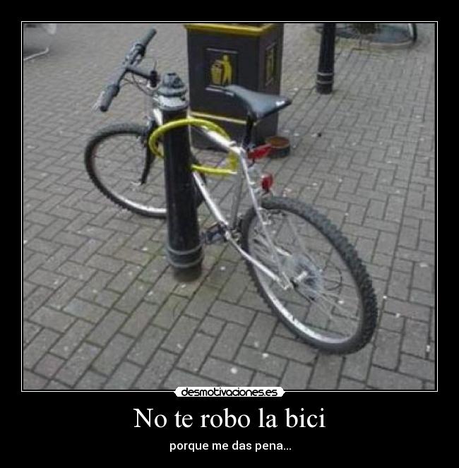 No te robo la bici -