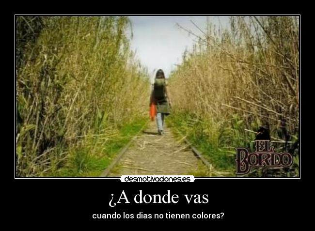 ¿A donde vas - 