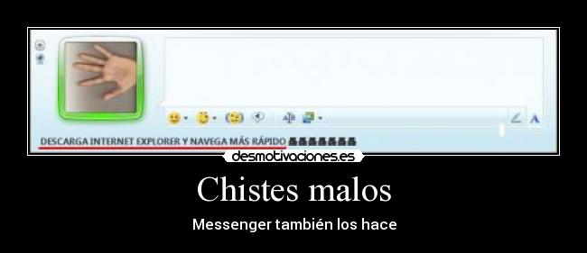 Chistes malos - Messenger también los hace