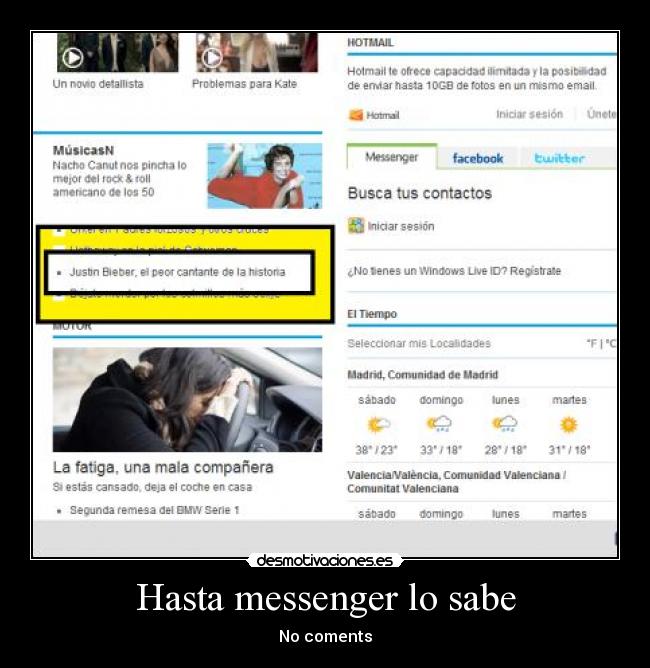 Hasta messenger lo sabe - 