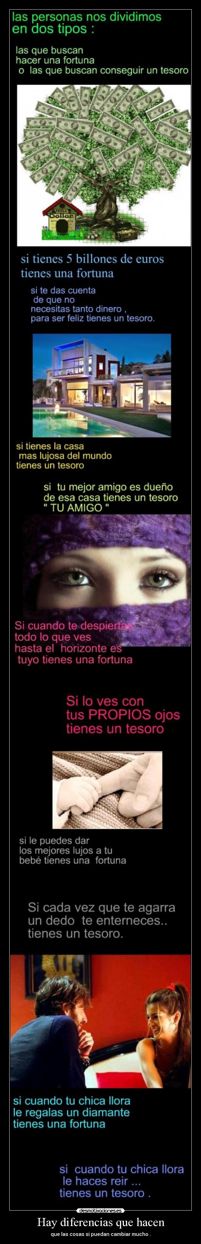 Hay diferencias que hacen -