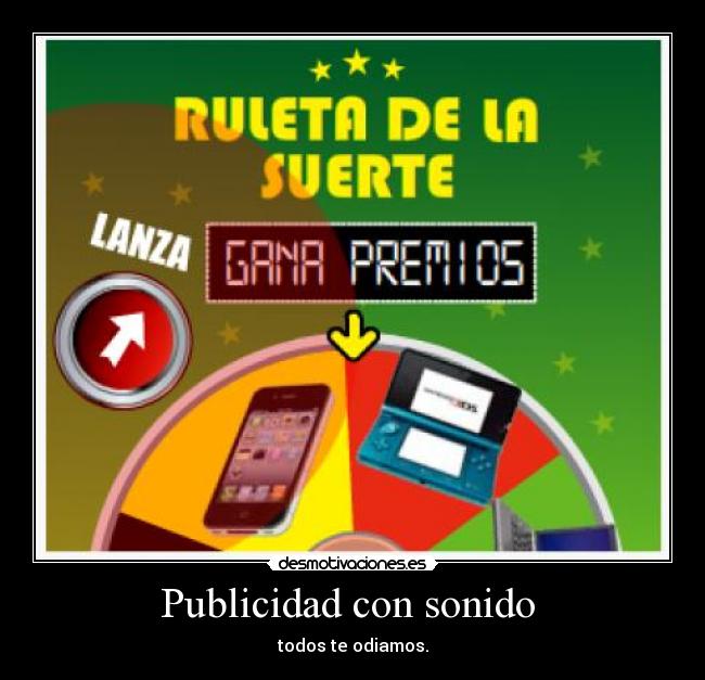 Publicidad con sonido  - 