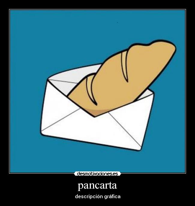 pancarta - descripción gráfica