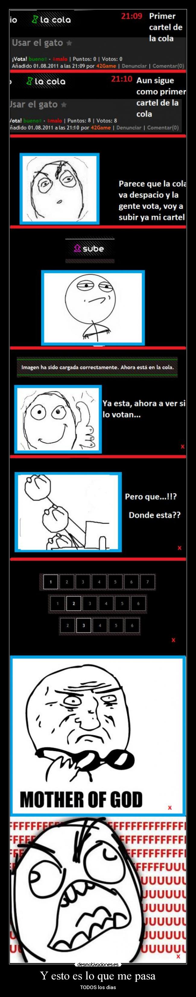 Y esto es lo que me pasa -