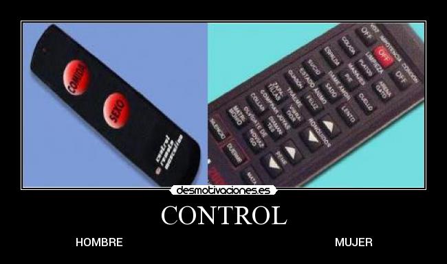 CONTROL - HOMBRE                                                                             MUJER