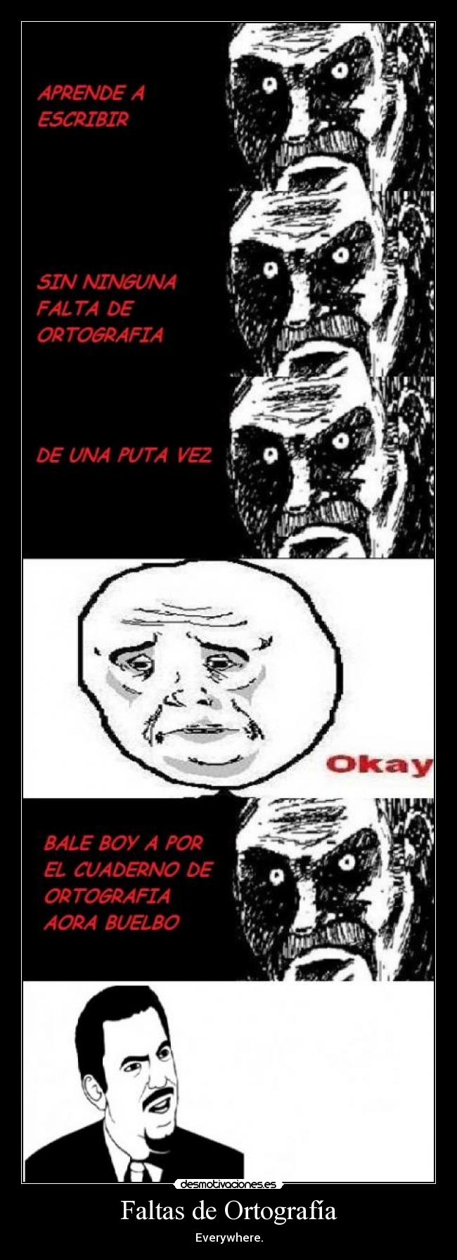 Faltas de Ortografía - Everywhere.