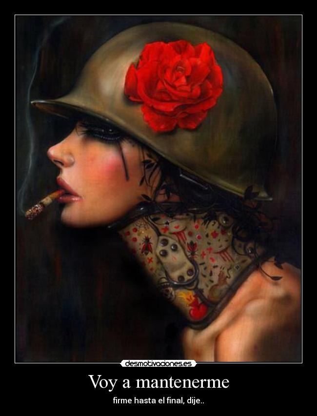 Voy a mantenerme -