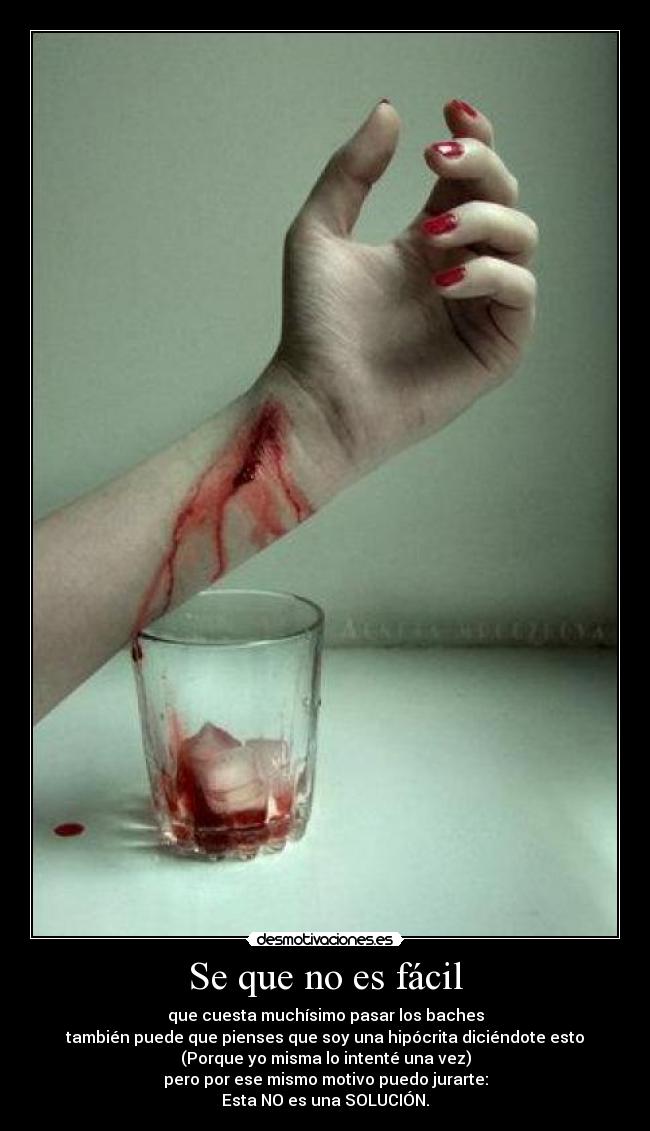 Se que no es fácil -