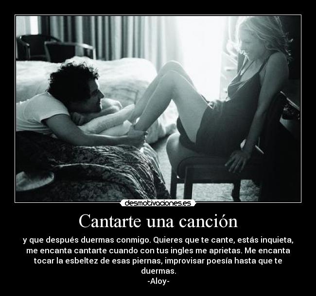 Cantarte una canción - 