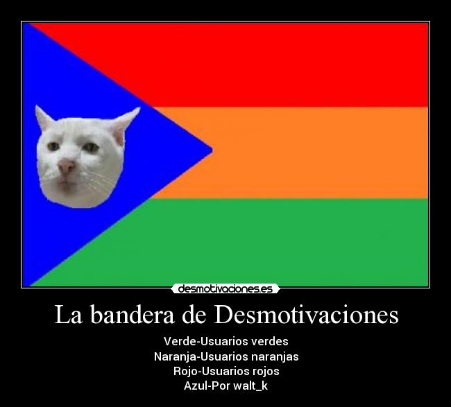 La bandera de Desmotivaciones -