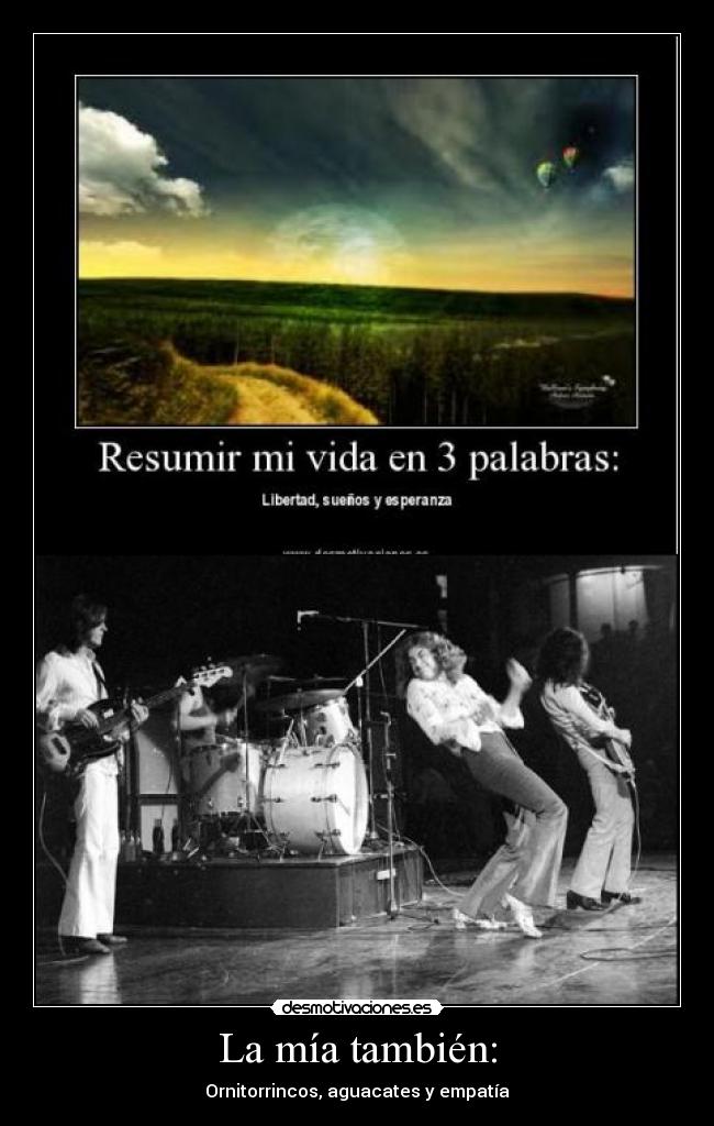 carteles pensaba poner sexo drogas rockandroll pero los ornitorrincos prefieren esto desmotivaciones