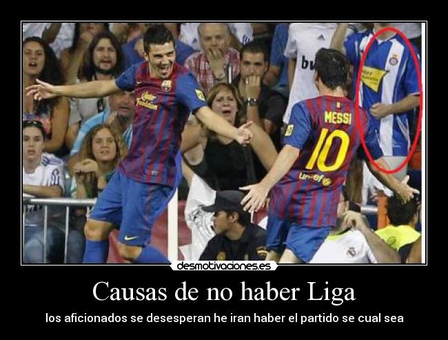 Causas de no haber Liga -