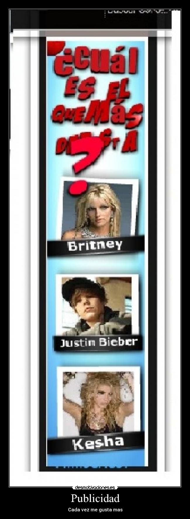 Publicidad - Cada vez me gusta mas