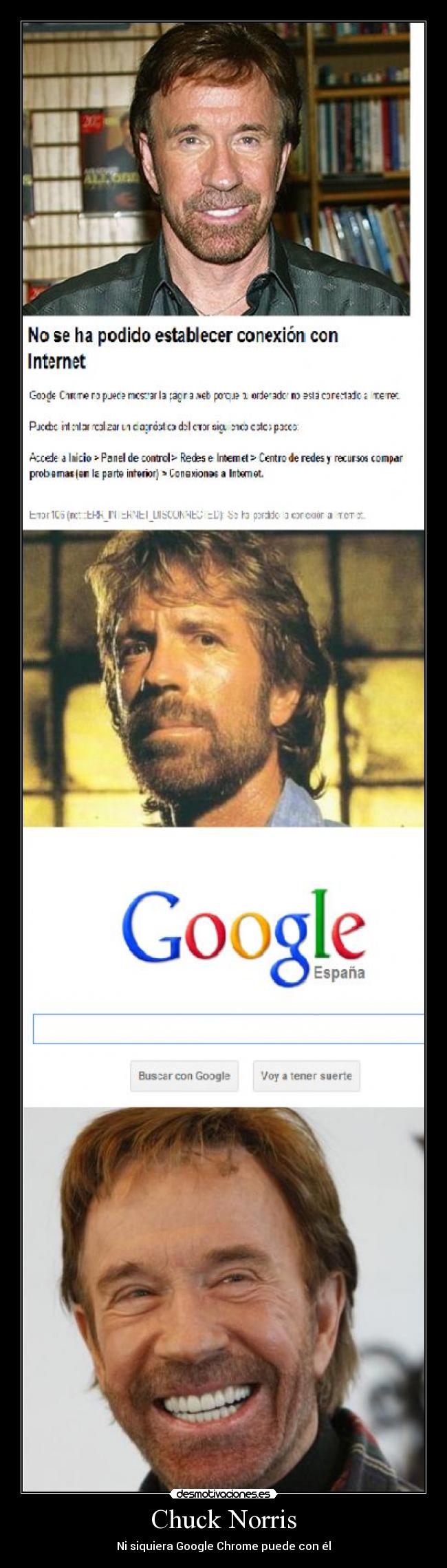 Chuck Norris - Ni siquiera Google Chrome puede con él