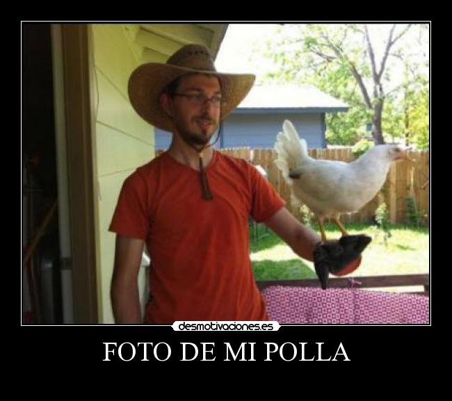 FOTO DE MI POLLA -
