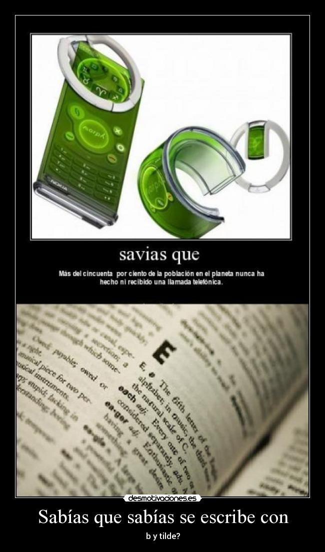 Sabías que sabías se escribe con -