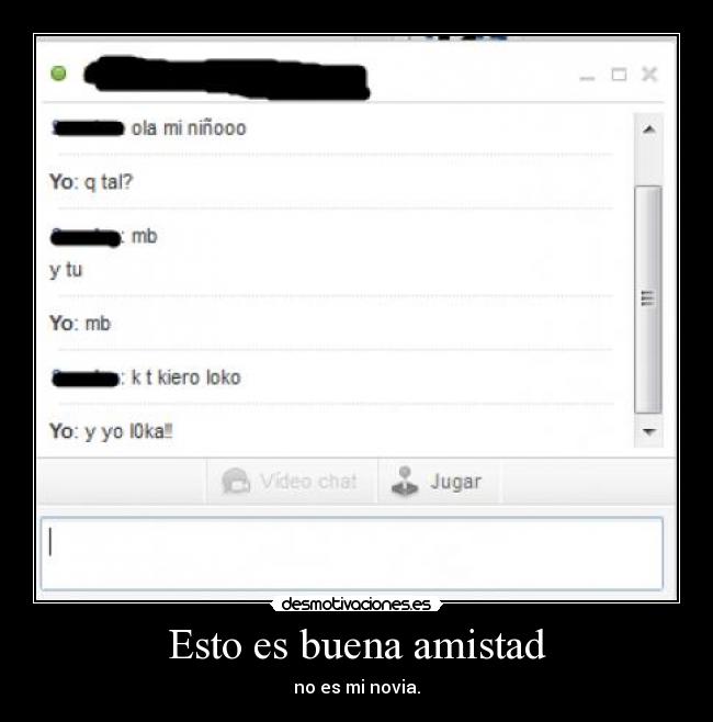 Esto es buena amistad - 