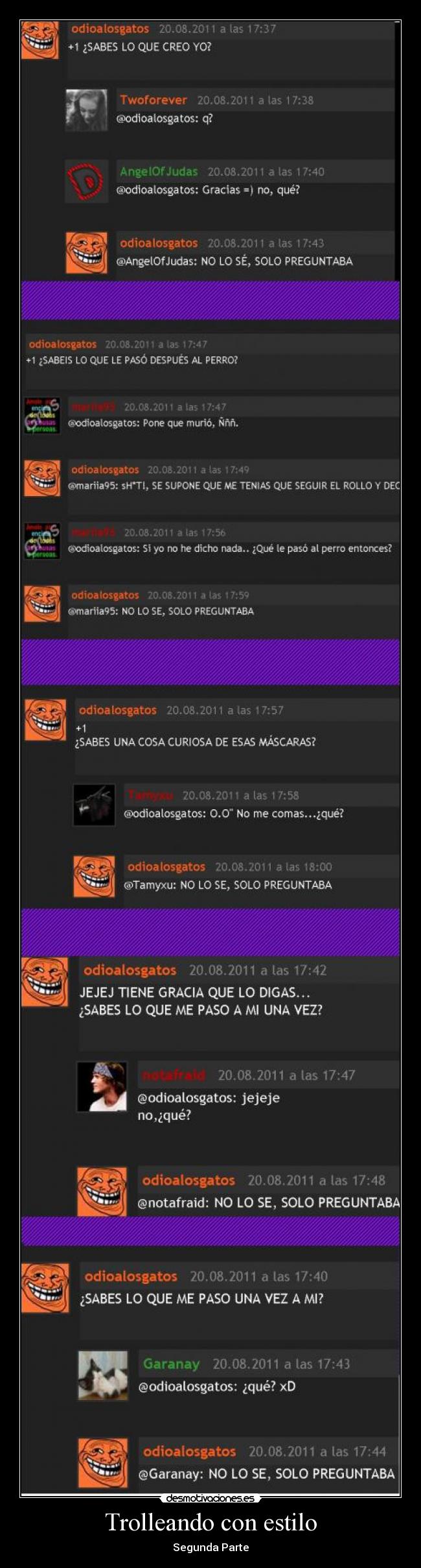 Trolleando con estilo - 