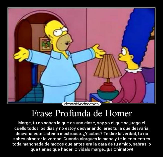 Frase Profunda de Homer -