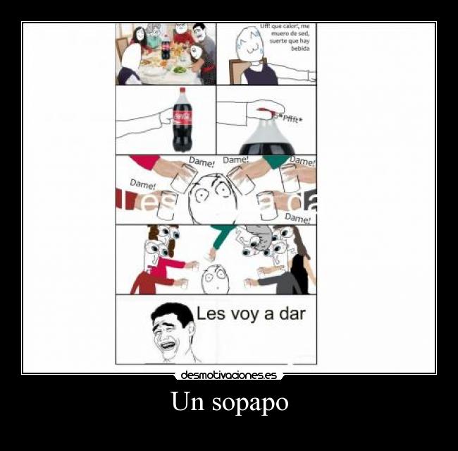 Un sopapo -