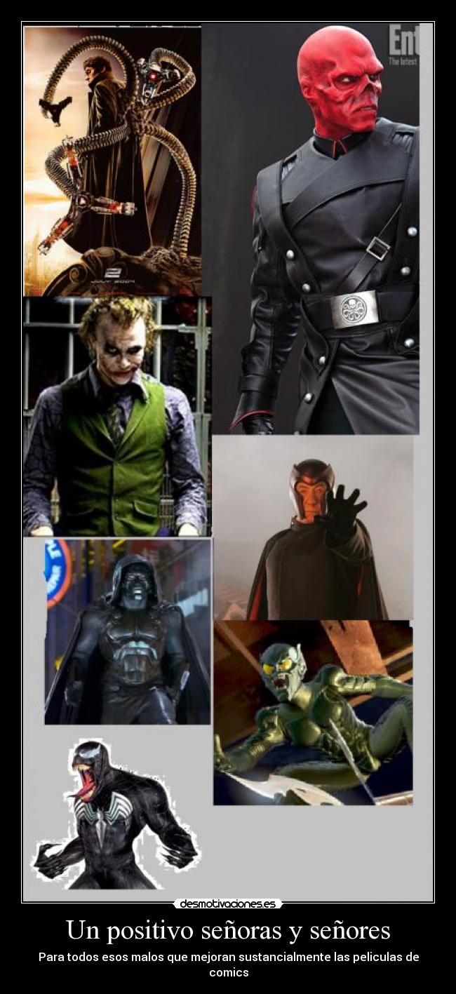 Un positivo señoras y señores -