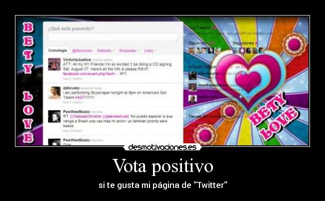 Vota positivo - 