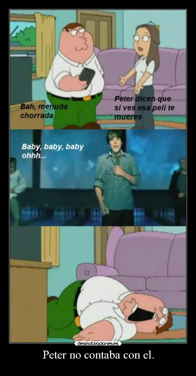 Peter no contaba con el. - 