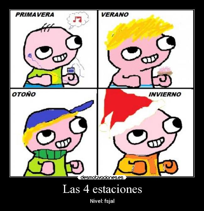 Las 4 estaciones - Nivel: fsjal